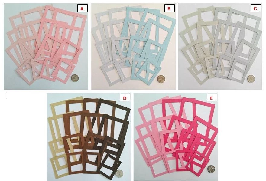 16 Photo / Picture Frames - Die Cut Card - Variations Packs Available #185 - image 1 of 1