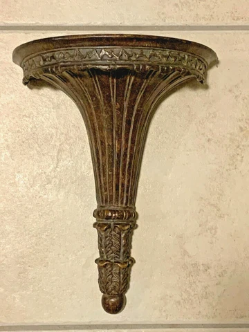 Vintage Beautiful and unique  Corbel Sconce Wall Shelf Cover