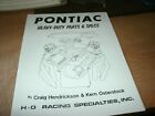 1971 - 1978 PONTIAC 307 260 350 305 403 RACING AND PERF ENGINE PARTS SPEC MANUAL