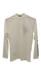 T-SHIRT J.LINDEBERG tg XS COLLO ALTO TERMICA LUSSO LOGO GOLF STRETCH SPORT NUOVA - Foto 1 di 8