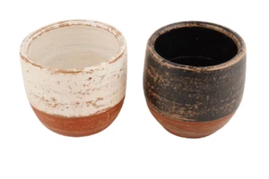 Santa Fe Jar Candle Vessel-Quantity of 10-Candle Pour-Clay-4.5x4.5in.-Mixed Pack - Picture 1 of 6