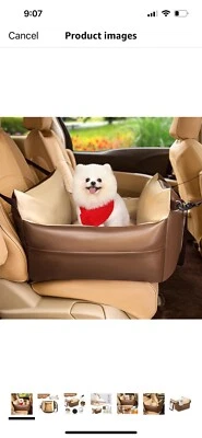 Asiento elevador de viaje impermeable para perros pequeño mediano Foto 1 de 4