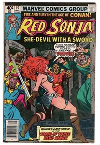 Red Sonja #15 (1979) - Frank Thorne - Marvel Comics - FN - Bronze Age Classic! - Picture 1 of 2