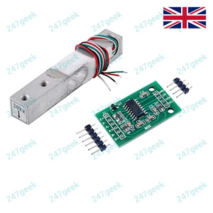 🇬🇧 20Kg Load Cell Weighing Scale Sensor with HX711 for Arduino PIC - UK - Picture 1 of 5