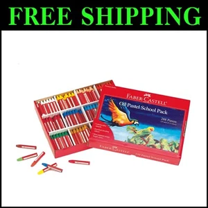 Vibrant Oil Pastels Classroom Pack - 24 Sets of 12 Colors for Creative Learning - Picture 1 of 9