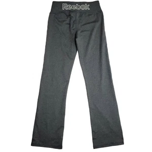 Reebok Womens Size Small S Workout Gym Athletic Pants Full Length Gray - Picture 1 of 8
