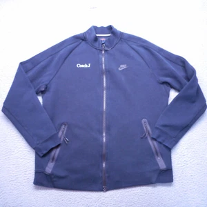 Nike Jacket Mens Large Black Tech N98 Spell Out Mini Swoosh Zip Pockets - Picture 1 of 15