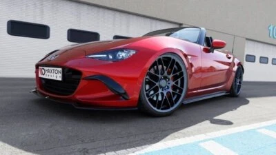 Cup Spoilerlippe Front Ansatz V.2 passend für Mazda MX-5 ND Mk4 schwarz Hochglan - Bild 1 von 4