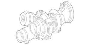 Genuine Mercedes Benz Maybach S560 4.0L 2018-2020 Turbocharger 1770903500 OEM - Picture 1 of 1