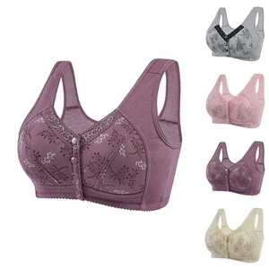 Daisy Bra, Charm Bras Front Snaps Seniors, Comfortable Easy Close Bras for women - Picture 1 of 19