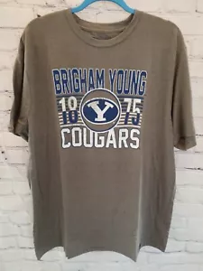 Brigham Young Cougars NCAA Image One Retro Stacked T-Shirt Adult Large Brand NEW - Picture 1 of 4