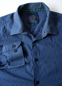 Camisa elástica John Lennon talla L azul oscuro **44z0803p - Imagen 1 de 6