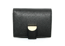 MARC JACOBS The Half Moon Small Bifold Card Case Wallet Black S109L01PF21-001