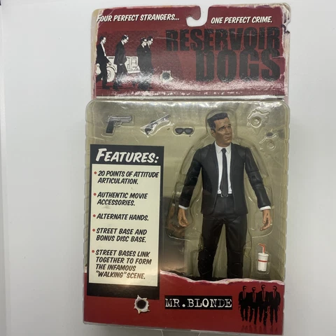 2001 - MEZCO TOYS - RESERVOIR DOGS MR BLONDE ACTION FIGURE . NEW/SEALED Cover