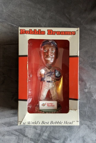 PEDRO MARTINEZ Los Angeles Great Falls Dodgers Bobblehead Bobble Dreams Red Sox Cover