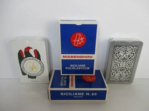 MAZZO CARTE SICILIANE 86 CARTONCINO TRIPLEX POLIPLASTICHE MASENGHINI - Picture 1 of 2
