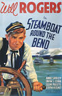 Steamboat round the Bend Dampfer Will Rogers Shirley Kunstdruck Werbung 530