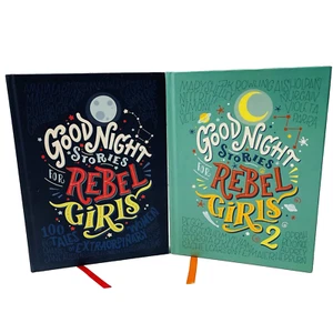 Good Night Stories for Rebel Girls Books 1 & 2 Hardcover Set Womens History - Picture 1 of 13