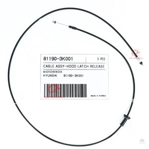 811903K001 Cable Assembly Hood Latch Release For Hyundai Sonata Azera 2006-2010 - Picture 1 of 5