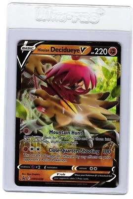 Pokemon SWSH: Sword & Shield Promo Cards Hisuian Decidueye V #SWSH238 LP Promo - Image 1 of 2