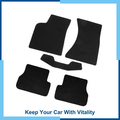 Juego(1) Alfombrillas Coche Audi A6 para S6 10-18 Delanteras Traseras Antideslizantes Terciopelo Negro Foto 1 de 4