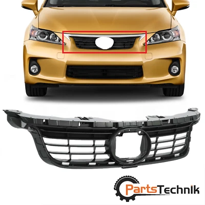 For 2011-2013 Lexus CT200h Front Upper Grille LX1200139 53111-76900 Dark Gray - Image 1 of 4