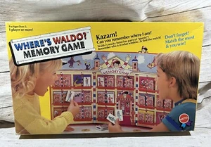 Vintage 90's Mattel Where's WALDO Memory Game COMPLETE Must See EXCELLENT - Picture 1 of 5