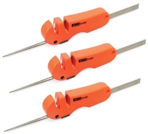 3 PACK AccuSharp 4 in 1 Knife & Tool Sharpener 28 Coarse Carbides & Fine Ceramic - Picture 1 of 7
