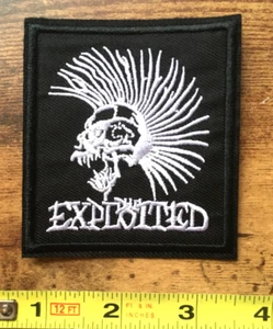 The Exploited Patch Aufbügeln Nähen Rock Metal Musik Erinnerungsstücke Punk Geschenk - Bild 1 von 1