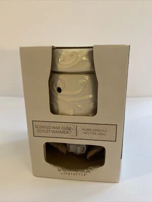 "Nuevo calentador de cera perfumada beige Sonoma vela enchufe eléctrico 5""" Foto 1 de 4