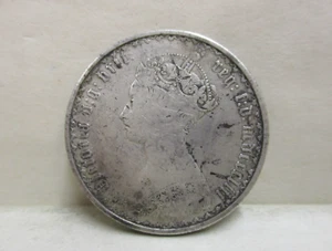 1853 Great Britain United Kingdom 1 Florin World Silver Coin Victoria KM# 746 - Picture 1 of 8