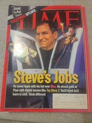 Time Magazine October 18, 1999- Steve Jobs- Toy Story - Image 1 of 4