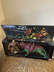 MOTU,Commemorative HE-MAN & BATTLE CAT,2 pack,MISB,MOC,sealed box,Masters - Picture 1 of 7