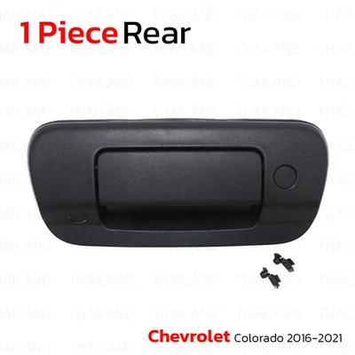 Black Rear Tailgate Handle Fits Chevrolet Colorado Z71 Pick Up Truck 2016 - 2021 - Image 1 of 4