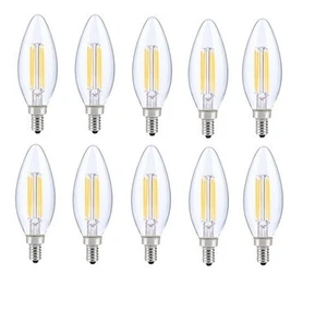 Elegant E12LED115 LED E12 Candelabra Blunt Tip 3000K 6W 10 Pack - Picture 1 of 4