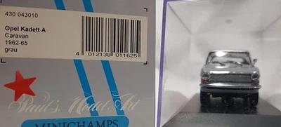 MINICHAMPS 1/43 - OPEL KADETT UNA CARAVAN – 1962 – GRIGIA - Immagine 1 di 4