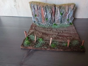 SCRATCH / HAND BUILT DIORAMA MOUNTAIN / COUNTRY ROAD. WAR.SCENERY.SCENE. - Imagen 1 de 10