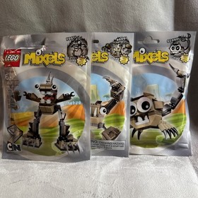 3 New Sealed Bags Of LEGO MIXELS: Footi Hoogi Scorpi