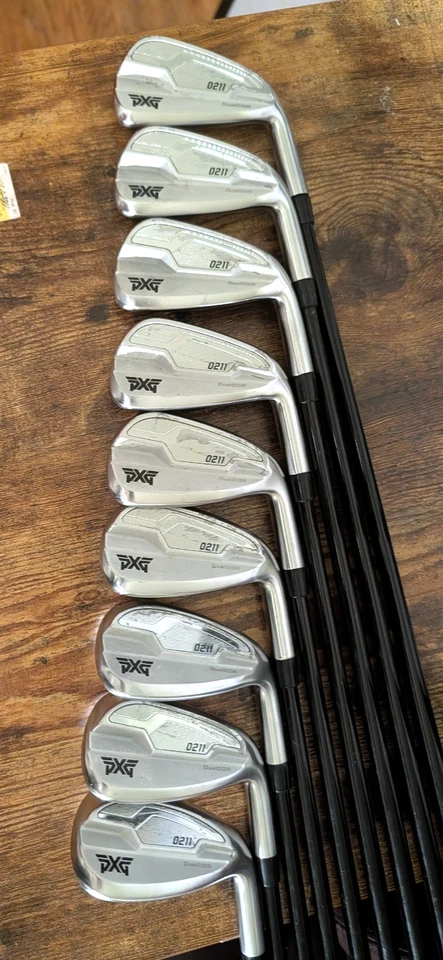 PXG 0211 D 2021 Irons 4-PW+GW+ SW Project X Cypher Sixty 5.5 Regular RH - Image 1 of 4
