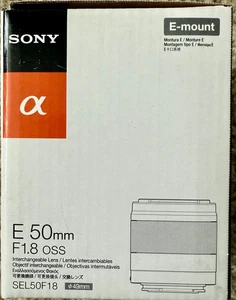 Sony E50mm f/1.8 OSS Lens for Sony APS-C mount cameras (MINT) - Picture 1 of 12