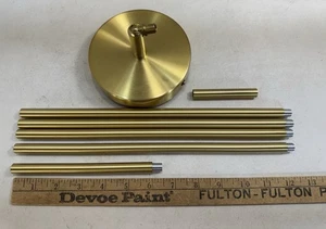 Ceiling Chandelier & Pendant Canopy Ceiling Plate + Rods With Threaded Ends Part - Picture 1 of 7