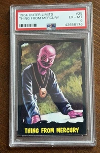 1964 Outer Limits #25  Thing From Mercury - PSA 6 - Centered! - Picture 1 of 2