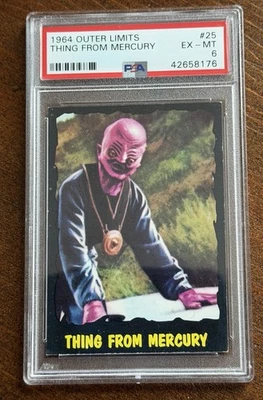 1964 Outer Limits #25  Thing From Mercury - PSA 6 - Centered! - Image 1 of 2