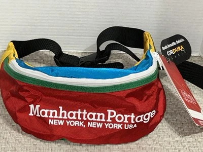 Manhattan Portage Brooklyn Bridge NY Riñonera Bolso Cintura Tela CORDURA NUEVO Foto 1 de 4