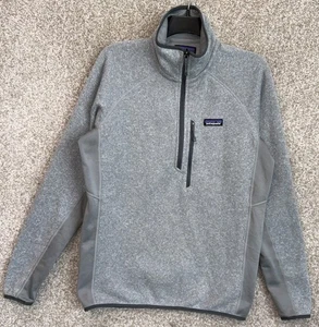 Patagonia Mens Medium Gray Performance Better Sweater 1/4 Zip Jacket 25980 - Picture 1 of 11