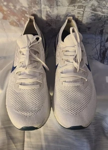 Nike Plateado/Azul Epic React Uni Flyknit 2 Mujer 13, Hombre 11,5 BQ8928-015 - Imagen 1 de 15