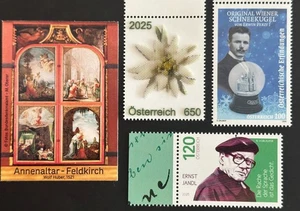 ÖSTERREICH 2025 EINZELMARKEN AUSGABEN POSTFRISCH ZUR AUSWAHL AUSTRIA 2025 NEW !! - Bild 1 von 33