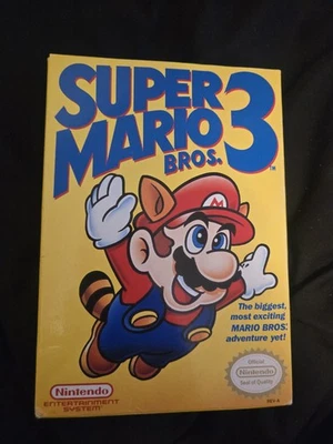 Super Mario Bros 3 Nintendo NES CIB Great Condition Manual Box Plastic Cover - Image 1 of 4