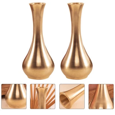  2 Pcs Blumenständer Metall Blumenanordnung Vase Blumenanzeigevase - Bild 1 von 4