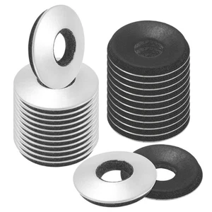 60er-Pack verklebte Dichtungsgummischeiben, 1/4" x 5/8" OD Neopren-Unterlegscheibendichtung - Bild 1 von 7